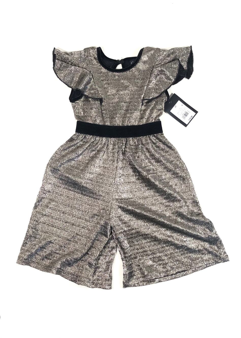 GIRLS GOLD SHIMMER ROMPER SIZE 3T